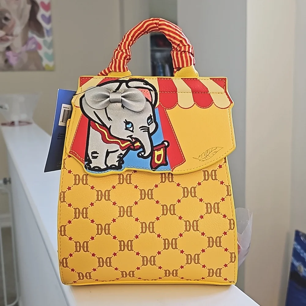 NWT Disney's Dumbo Monogram Mini Backpack